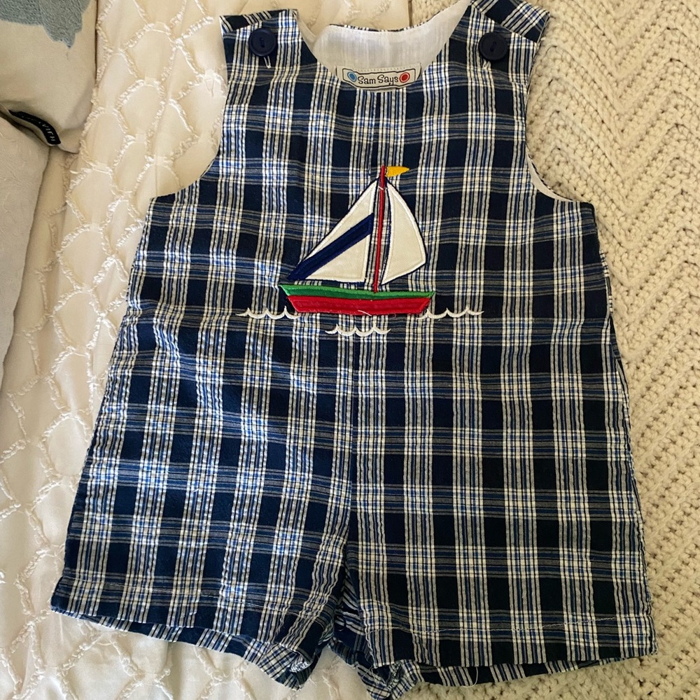 Boys Navy Shortall/Jon Jon